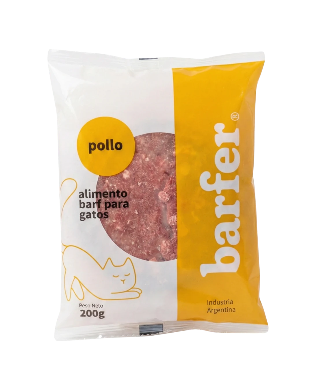 Menú Barfer de pollo para gatos